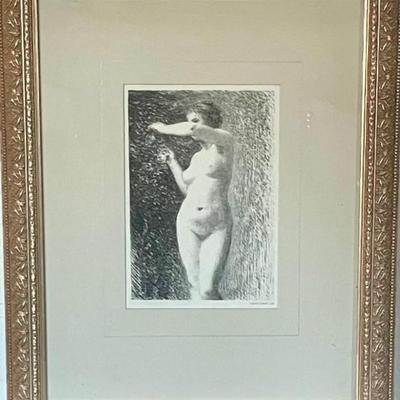 Fantin Latour Framed Lithograph