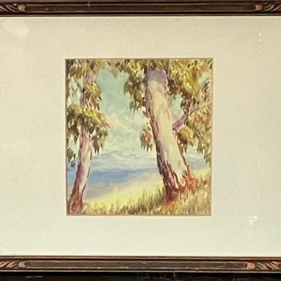 H.C. Sampson Original Framed Watercolor