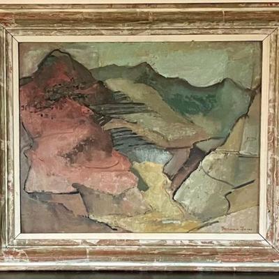 Florence Jones Original Framed Watercolor