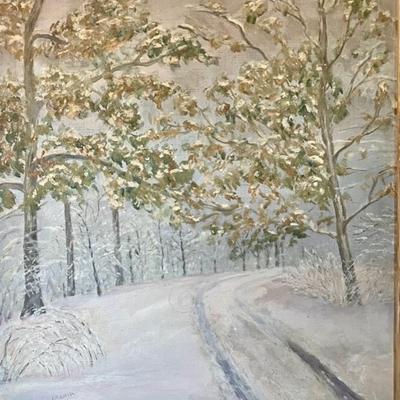 F.M. Lorish Original 1940 Oil Painting