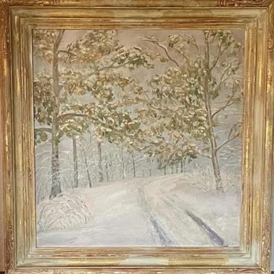 F.M. Lorish Original 1940 Oil Painting