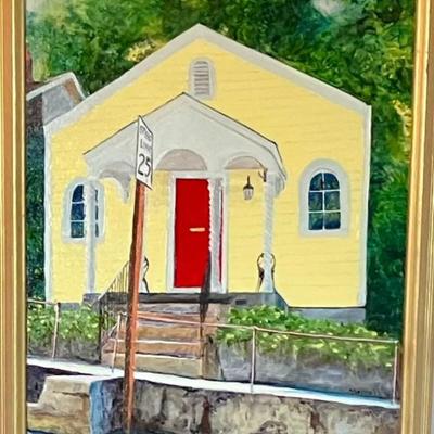 Original Oil Painting By Local Artist Rick Morrall