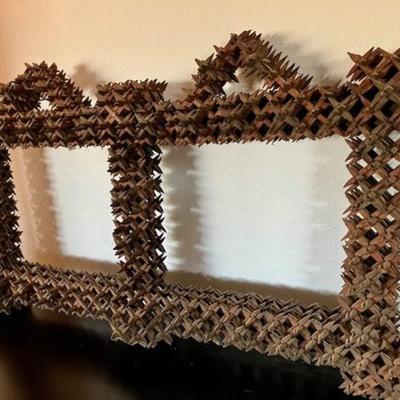 Vintage Wooden Tramp Art
