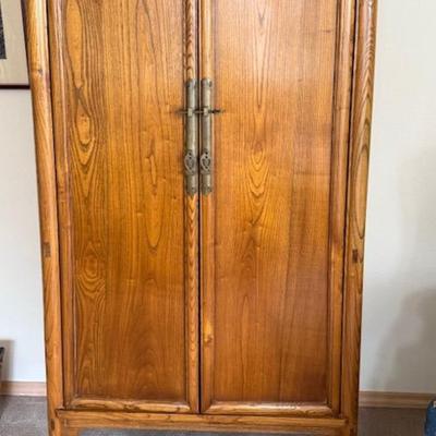 Antique Chinese Armoire Cabinet