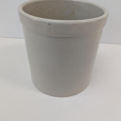 1 Gallon Blue Crown Robinson Ransbottom Roseville Crock