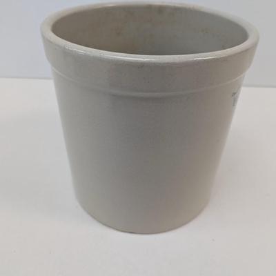 1 Gallon Blue Crown Robinson Ransbottom Roseville Crock