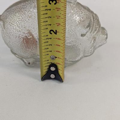 Vintage Anchor Hocking Glass Piggy Bank