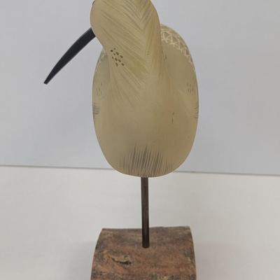 Sandpiper Wood Hand Carved & Painted