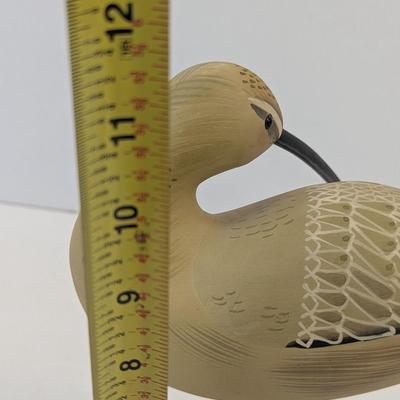 Sandpiper Wood Hand Carved & Painted