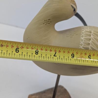 Sandpiper Wood Hand Carved & Painted