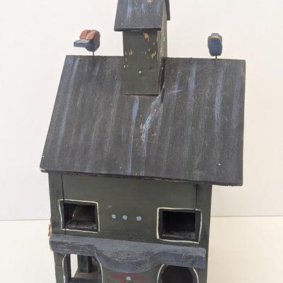 Wooden Birdhouse Removable Top