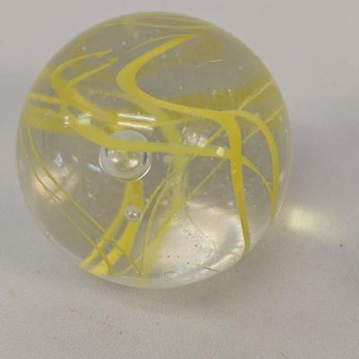 Approx 1 1/2" Spaghetti Glass Marbles