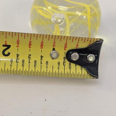 Approx 1 1/2" Spaghetti Glass Marbles