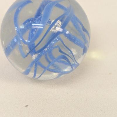 Approx 1 1/2" Spaghetti Glass Marbles