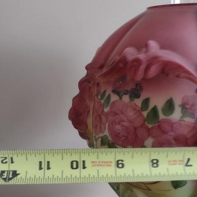 Vintage Hand Painted 'Gone with the Wind' Lion Face Table Lamp- Approx 25 3/4" Tall