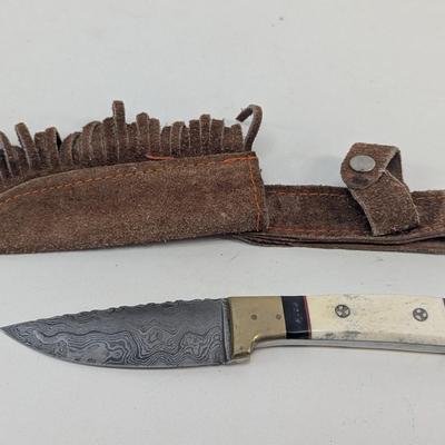 Fixed Blade Hunting Knife With Sheath