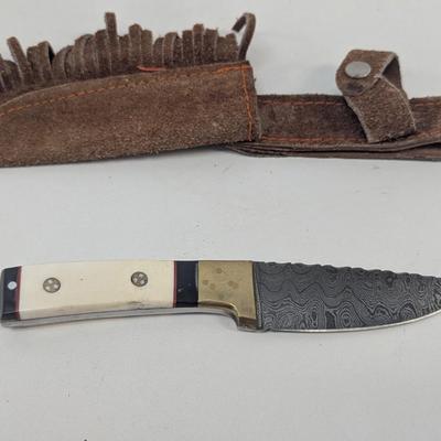Fixed Blade Hunting Knife With Sheath