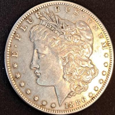 1886 Morgan Silver Dollar