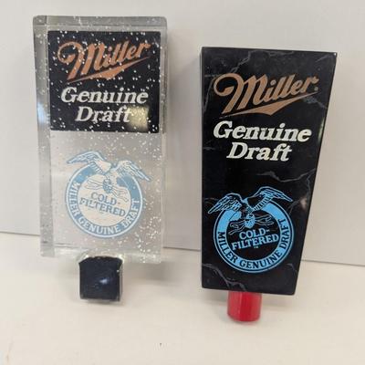 Miller Genuine Draft Beer Tap Handles