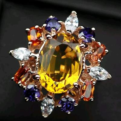 Golden Yellow Citrine 5.45 Ct