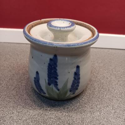 HANDMADE CLAY PLATES AND SUGAR BOWL