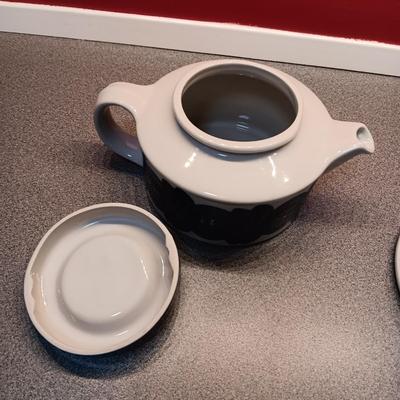 3 BLUE AND WHITE SERVING PIECES FROM ARABIA FINLAND