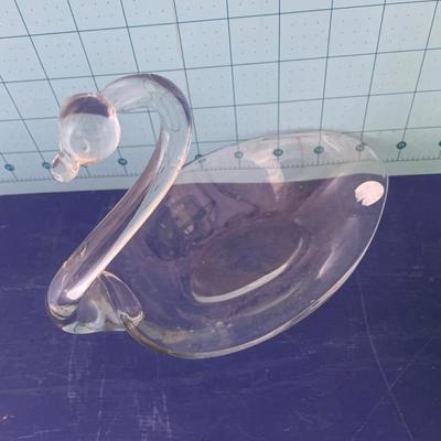 Glass swans