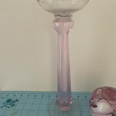 Pink glass