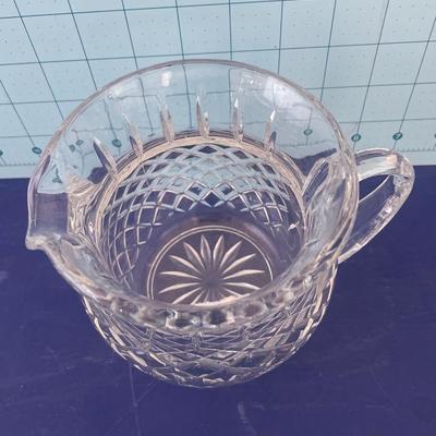 Small glass pitcher