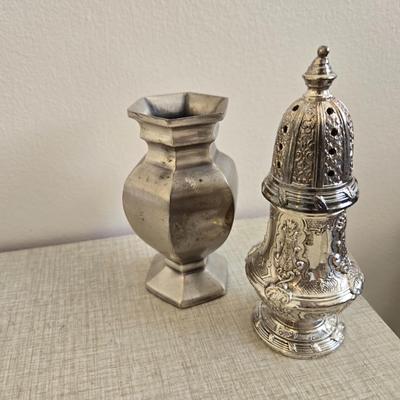 Shaker and vase