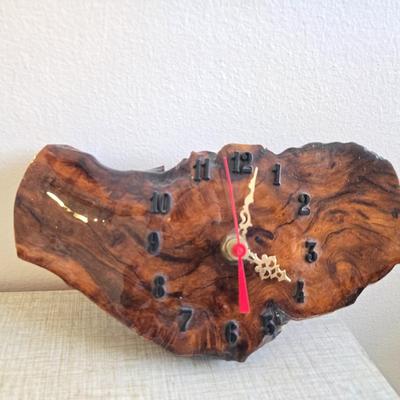 Wood clock
