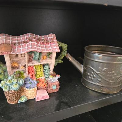 Shop decor and mini water can