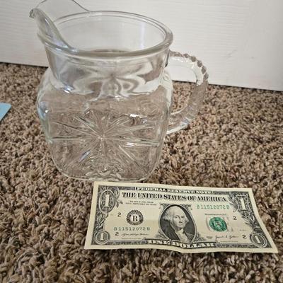 Glass pitcher