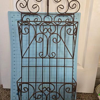 Cast iron magazine or file holder