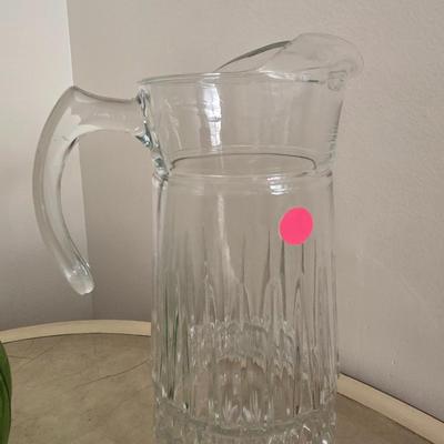 Glass pitcher