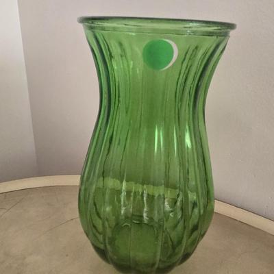 Green vase