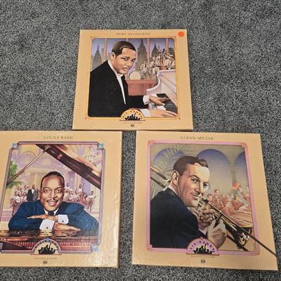 Glenn Miller, Count Basie, and Duke Ellington Records