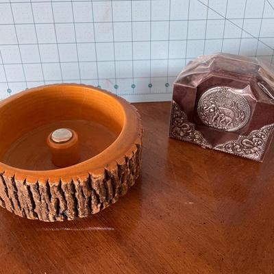 Nut holder and coasters