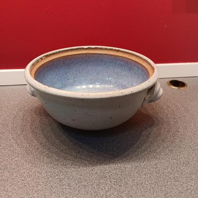 SIGNED CLAY SERVING PIECES