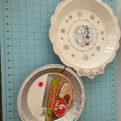 Decorative pie pan