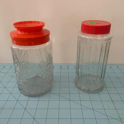 Glass jars with lids