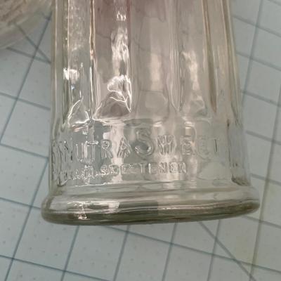 Glass jars with lids