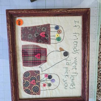 Star box and framed art