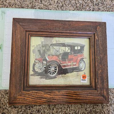 Framed car art