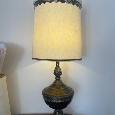 Extra large brass lamp