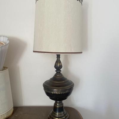 Extra large brass lamp