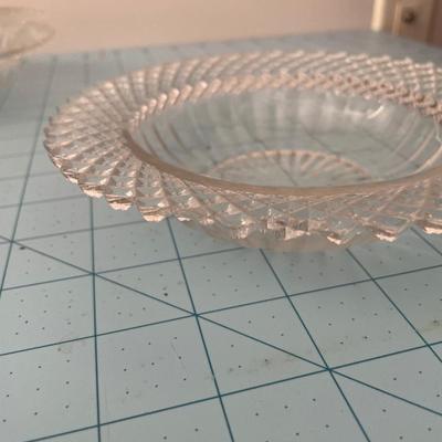 4 diamond cut bowls