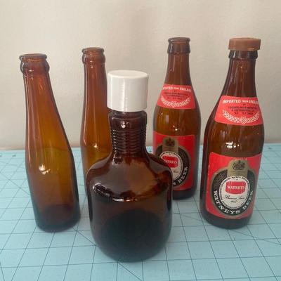 Amber bottles