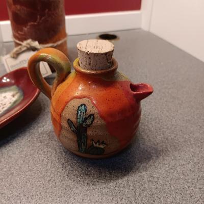 CANDLES, TABLE RUNNER, NAPKIN RINGS, CLAY PIECES AND MORE