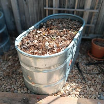 COUNTYLINE GALVANIZED TROUGH FOR ABOVE GROUND GARDEN (Read Description